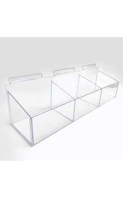 Накопитель на 3 ячейки (600х150 мм) акрил арт.F363