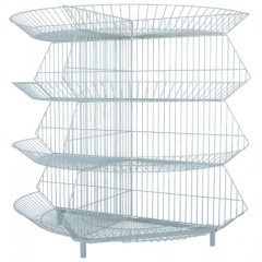 Горка из четырех корзин полукруглая КОШ 3+1 (1200х600х1380 мм) крашенный арт. ГК2 Горка из четырех корзин полукруглая КОШ 3+1 (1200х600х1380 мм) крашенный арт. ГК2