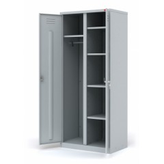 Шкаф для одежды двухсекционный с полками (800х500х1860) арт. ШРМ22У Шкаф для одежды двухсекционный с полками (800х500х1860) арт. ШРМ22У